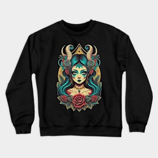 Dignified Magical Woman Crewneck Sweatshirt